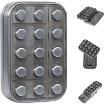 Metal Fidget Slider Toy - Haptic EDC Blocks for Adults