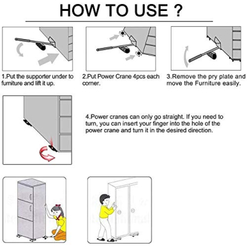 Furniture Lifter Tool Set for Easy Heavy Appliance Moving