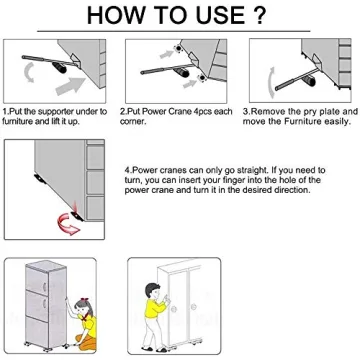 Furniture Lifter Tool Set for Easy Heavy Appliance Moving