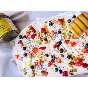 Pearl Honey Spreads - Organic Matcha Flavored Creamed Raw Honey - Chemical Free, Soy Free & 100% Naturally Flavored | 8.8 oz Jar