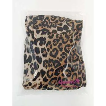 LYKSAW Queen.M Women's Sexy Bodycon Dress Knitting Casual Club Party Slim Short Mini Dress (Leopard Print, M)