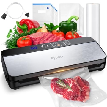 Pyukix 8-IN-1 Vacuum Sealer Machine with Dry Moist Mode