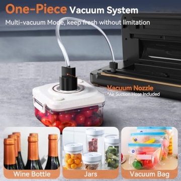 Pyukix 8-IN-1 Vacuum Sealer Machine with Dry Moist Mode