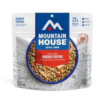 Mountain House Chicken Teriyaki with Rice | Freeze Dried Backpacking & Camping Food | 6-Pack | Glute...