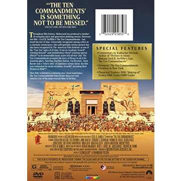 The Ten Commandments (1956) - Classic Epic Film