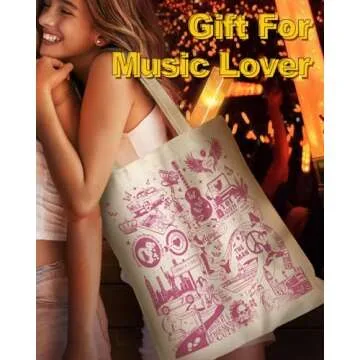 STSNano Tote Bag - Cute Vintage Music Inspired Tote