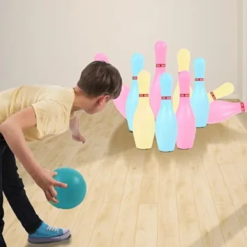 Zloveleexr Glow in The Dark Bowling Set for Kids Play