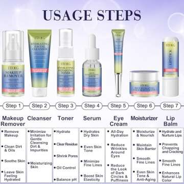 Travel Essentials Korea Skin Care Set for Teens Women