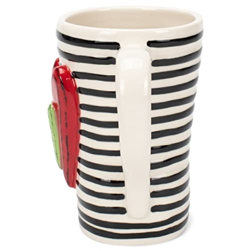 Cheerful DEMDACO Tracy Pesche Heart Mug for Gifting