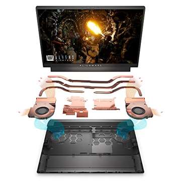 Alienware M15 R6 Gaming Laptop, 15.6 inch QHD 240Hz Display, Intel Core i7-11800H, 32GB DDR4 RAM, 1TB SSD, NVIDIA GeForce RTX 3080 8GB GDDR6, Windows 11 Home, Dark Side of The Moon