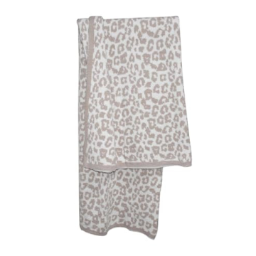 GY Ultra Soft Leopard Throw Blanket - Lightweight & Cozy