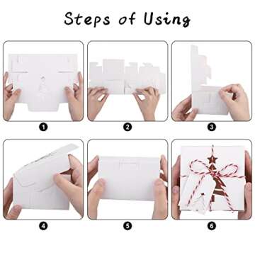 Fovths 24-Piece Christmas Cookie Boxes for Festive Treats