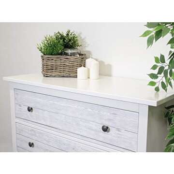 d-c-fix 346-0671 Decorative Self-Adhesive Film, Shabby Wood, 17" x 78" Roll