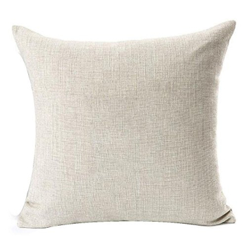 Inspirational Cotton Linen Throw Pillow Case for Home Decor