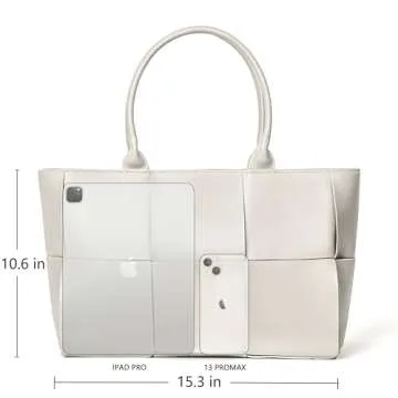 Stylish TFTOYC Woven Bag for Women - Large Tote Purse