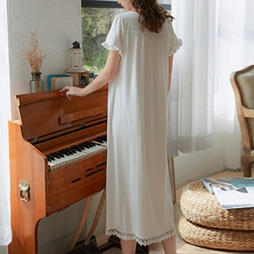 Charming Victorian Nightgown for Women Stylish Sleepwear