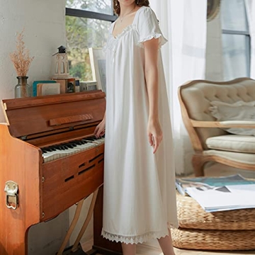 Charming Victorian Nightgown for Women Stylish Sleepwear