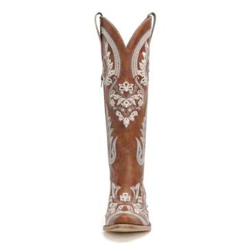Stylish Western Cowboy Boots with Rhinestones for Women