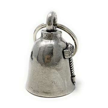 Bravo Bells Mjolnir Thor's Hammer Bell - Biker Ride Bell Accessory or Key Chain for Good Luck on the...