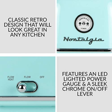 Nostalgia 4-Tier Electric Chocolate Fondue Fountain Party Essential