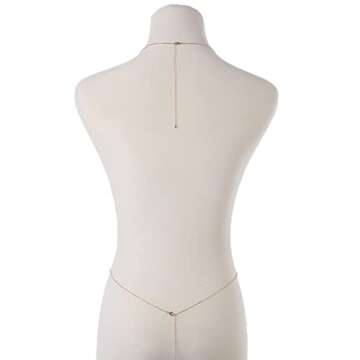 Bounzhi Gold Sexy Body Chain for Women - Party & Beach Jewelry