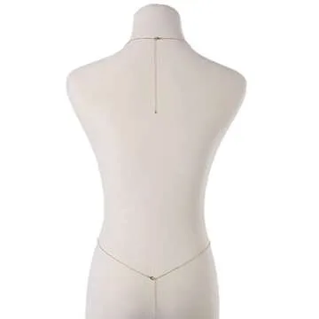 Bounzhi Gold Sexy Body Chain for Women - Party & Beach Jewelry