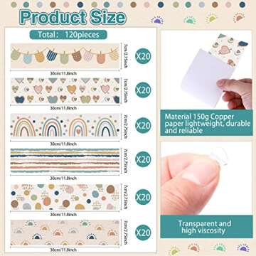 Containlol Classroom Borders for Bulletin Board Decorations,118 ft Ocean Theme Scalloped Trim Colorful Bulletin Board Borders for Spring Summer Back to School Classroom Decor