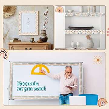 Containlol Classroom Borders for Bulletin Board Decorations,118 ft Ocean Theme Scalloped Trim Colorful Bulletin Board Borders for Spring Summer Back to School Classroom Decor