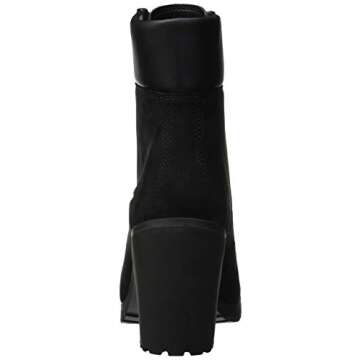 Timberland Women's Allington 6-Inch Lace-Up Boots, Black Nubuck, 8