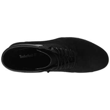 Timberland Women's Allington 6-Inch Lace-Up Boots, Black Nubuck, 8