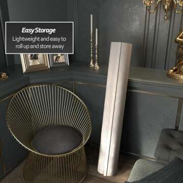 Stylish Bamboo Wave Room Divider for Home & Office