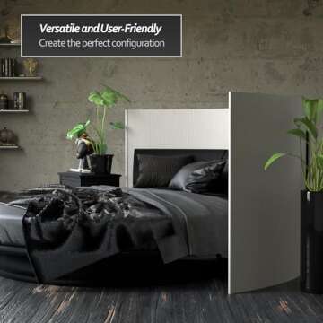 Stylish Bamboo Wave Room Divider for Home & Office