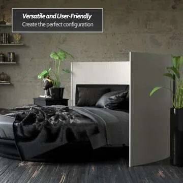 Stylish Bamboo Wave Room Divider for Home & Office