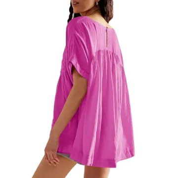 Tankaneo Summer Babydoll Tops - Stylish & Comfortable