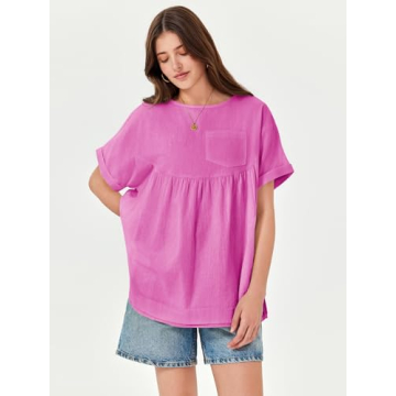 Tankaneo Summer Babydoll Tops - Stylish & Comfortable