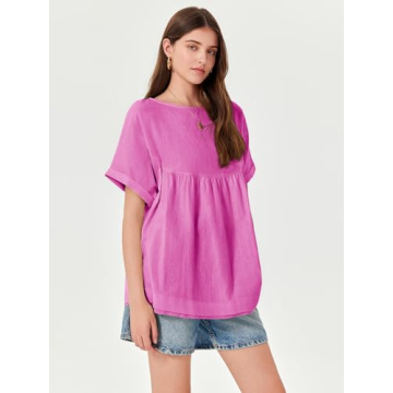 Tankaneo Summer Babydoll Tops - Stylish & Comfortable