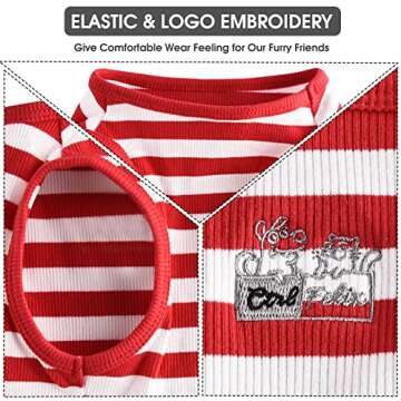 CtilFelix Dog Shirt Soft Cotton for All Pets in Stylish Colors