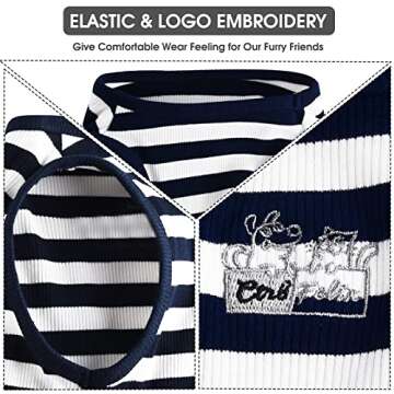 CtilFelix Dog Shirt Soft Cotton for All Pets in Stylish Colors