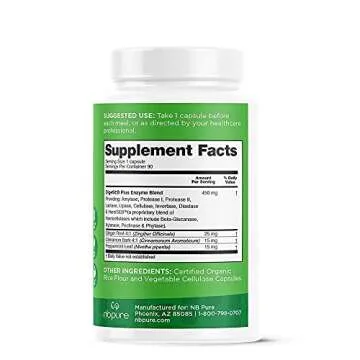 Vegan Digestive Enzyme Complex for Bloating & Gas Support