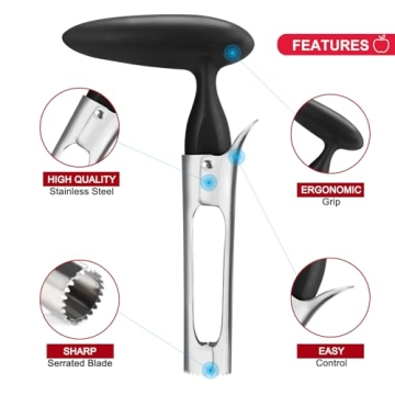 SCHVUBENR Apple Corer - Easy to Use and Clean Tool
