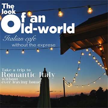 Lemontec 50FT Vintage String Lights for Parties & Events