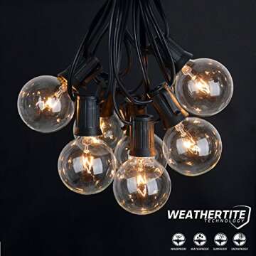 Lemontec 50FT Vintage String Lights for Parties & Events