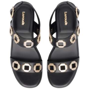 Larroudé Milan Flatform – Chic & Comfortable Footwear