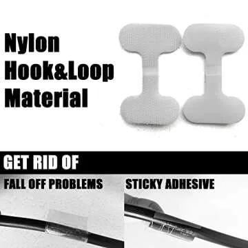 Mr-Label – Hook and Loop Cable Labels– Upgraded Writable Cable Wraps for Clear Writing- Cord Tags for Classify&Identification–Wire Tags for Cable Management | Electronics Computers-40Pcs(White)