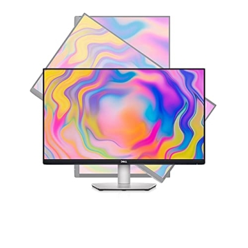 Dell S2722QC Monitor - 27 inch 4K USB-C , UHD (3840 x 2160) Display, 60Hz Refresh Rate, 8MS Grey-to-Grey Response Time, Built-in Dual 3W Speakers, 1.07 Billion Colors - Platinum Silver