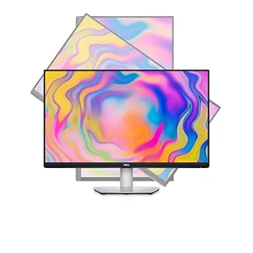 Dell S2722QC Monitor - 27 inch 4K USB-C , UHD (3840 x 2160) Display, 60Hz Refresh Rate, 8MS Grey-to-Grey Response Time, Built-in Dual 3W Speakers, 1.07 Billion Colors - Platinum Silver