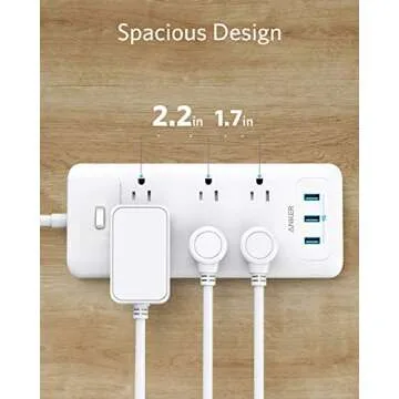 Anker Surge Protector with 6 Outlets & 3 USB Ports