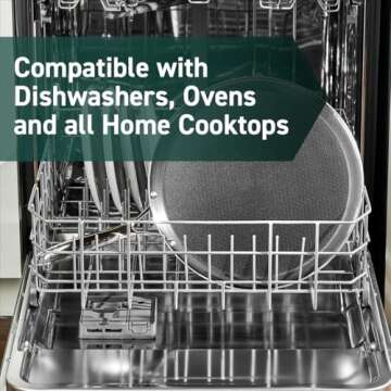 HexClad Hybrid Nonstick 13-Inch Griddle, Dishwasher and Oven Safe, Induction Ready, Compatible with All Cooktops