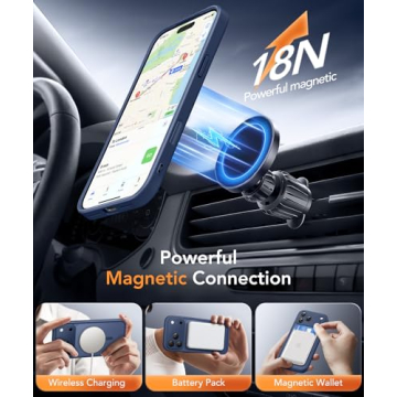 Magnetic iPhone 17 Pro Max Case with Screen Protectors