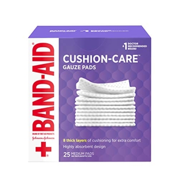Band-Aid Non-Stick Gauze Pads for Optimal Wound Care